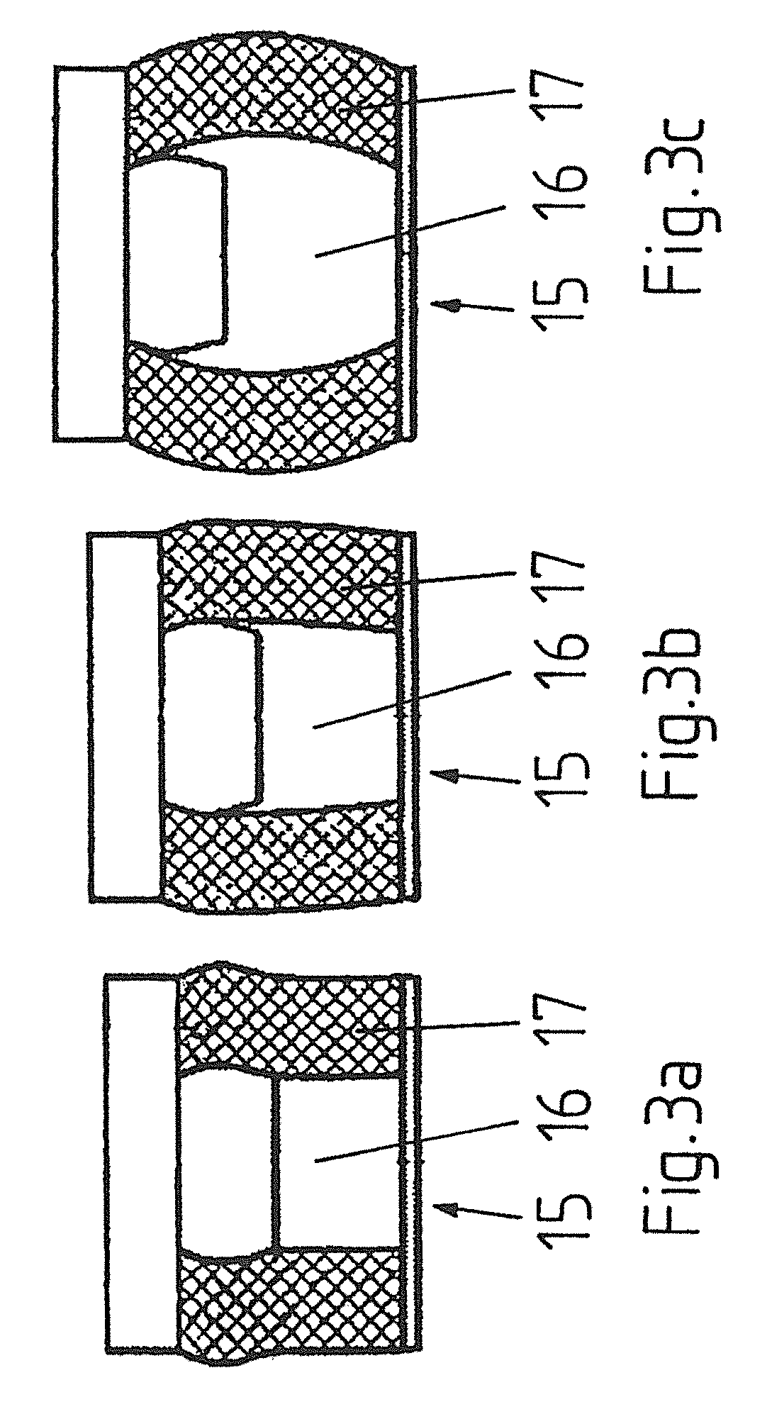 Arrangement for providing a pulsing compressive force