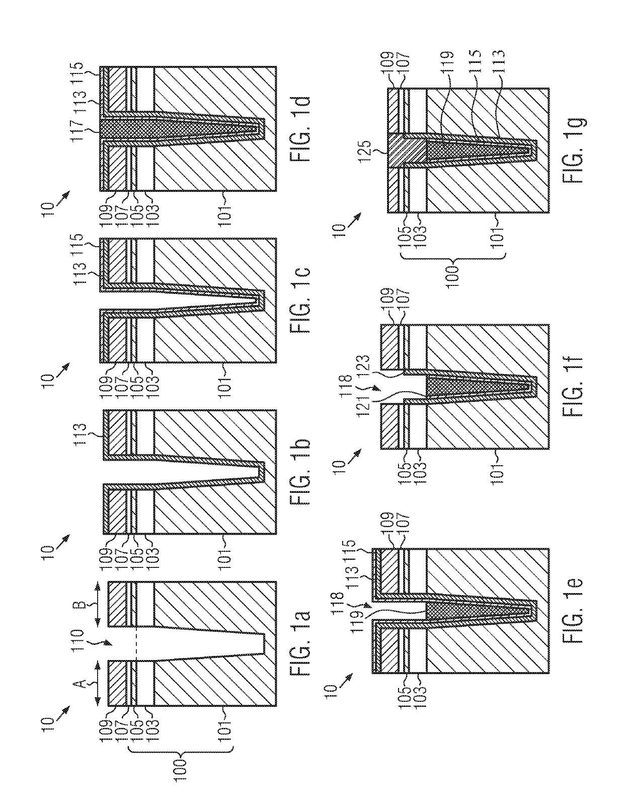 Front-end-of-line device structure and method of forming such a front-end-of-line device structure