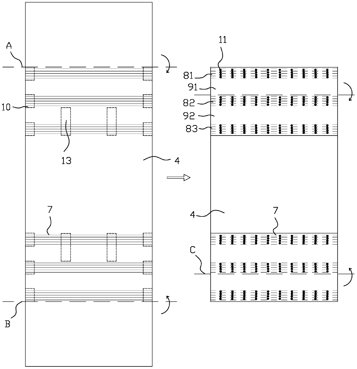 Preparation method of novel leakage-proof pant-type paper diaper