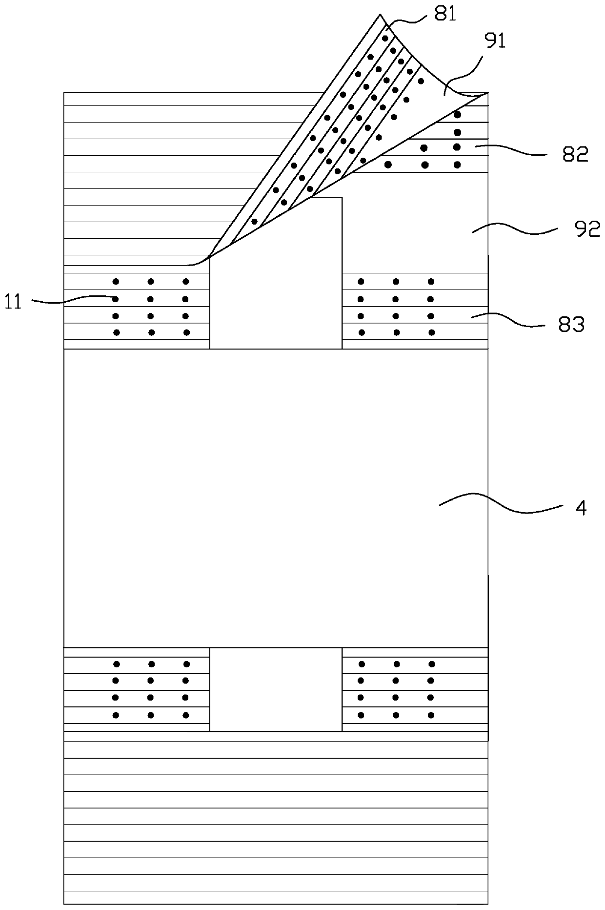 Preparation method of novel leakage-proof pant-type paper diaper