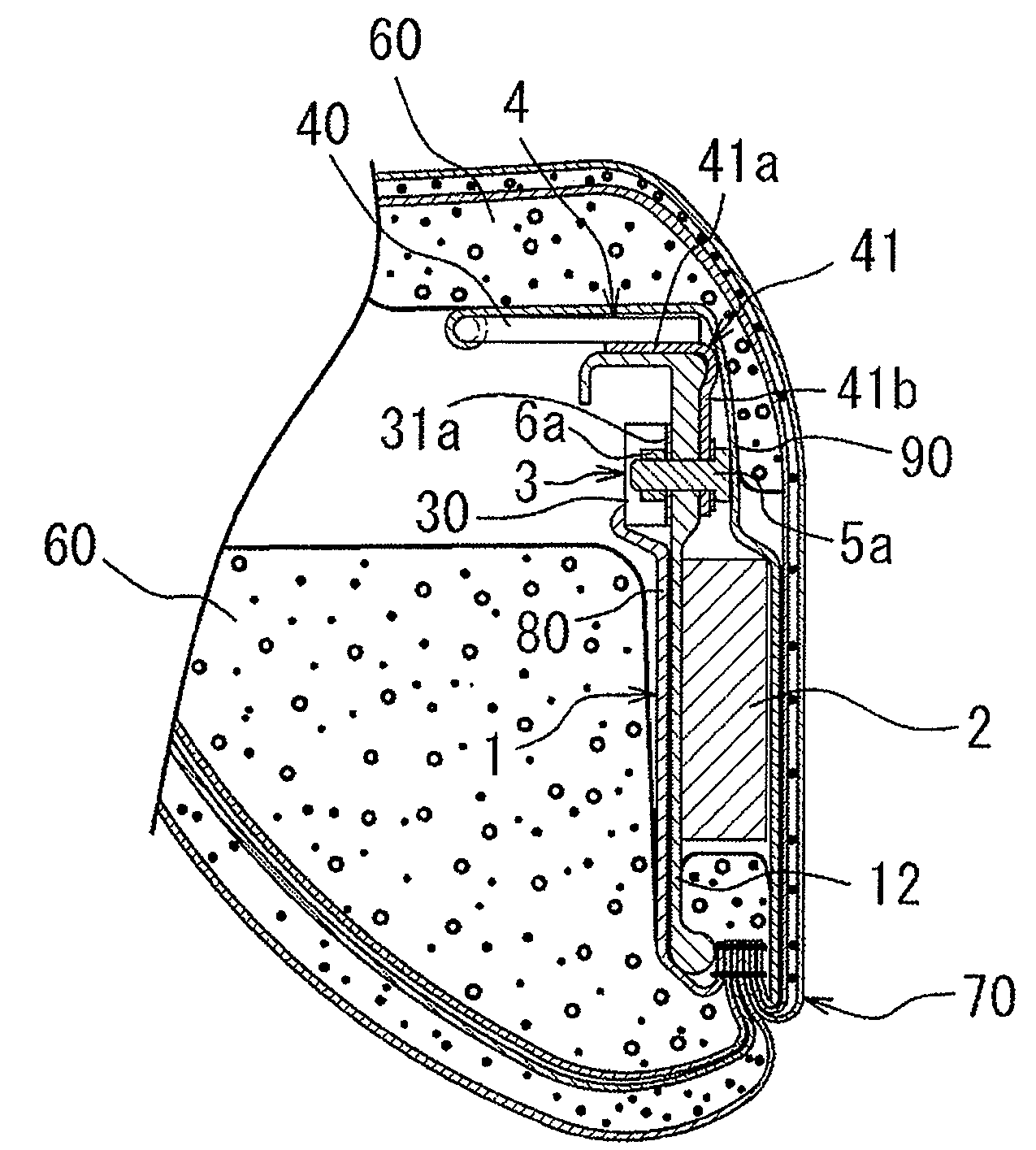 Vehicle seat having light alloy frame provided with airbag module