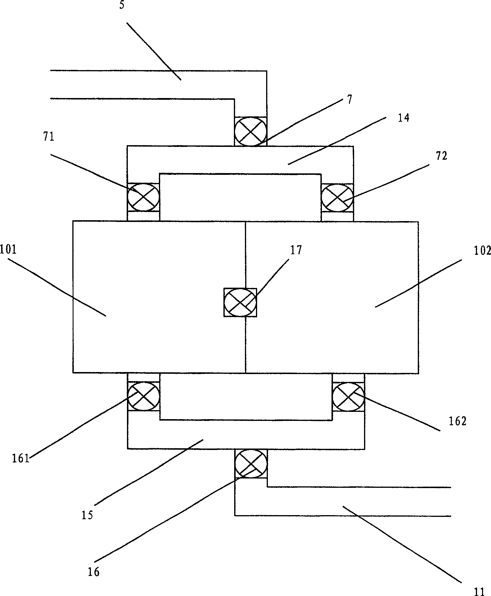 Ozone micron aerating device and reverse floating type sewage treating method