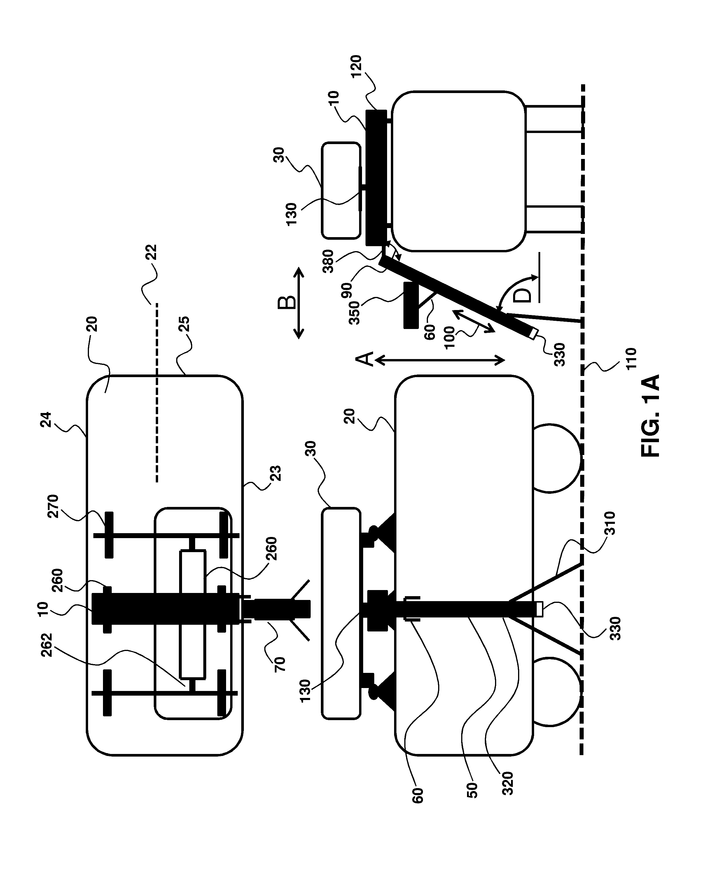 Powered cargo rack for tall vehicles