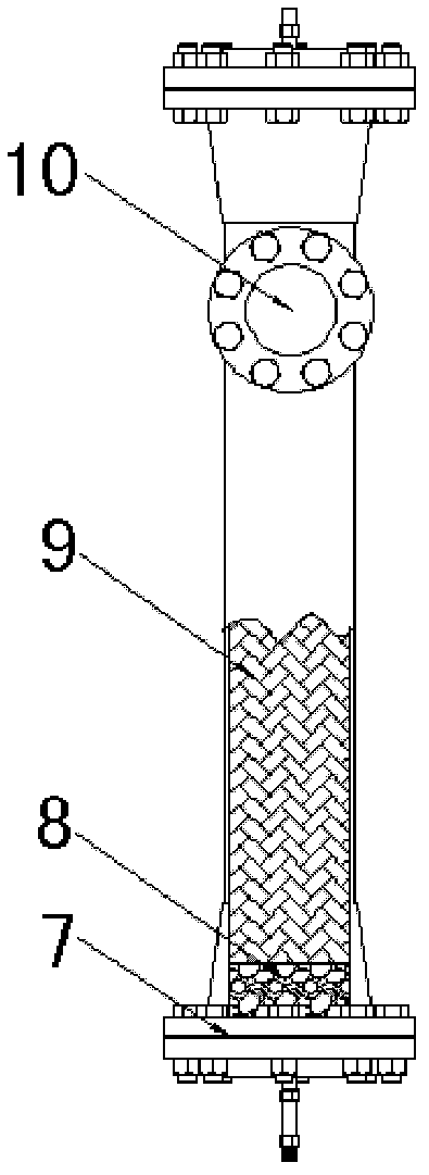 Small natural gas desulfurization device and desulfurization method thereof