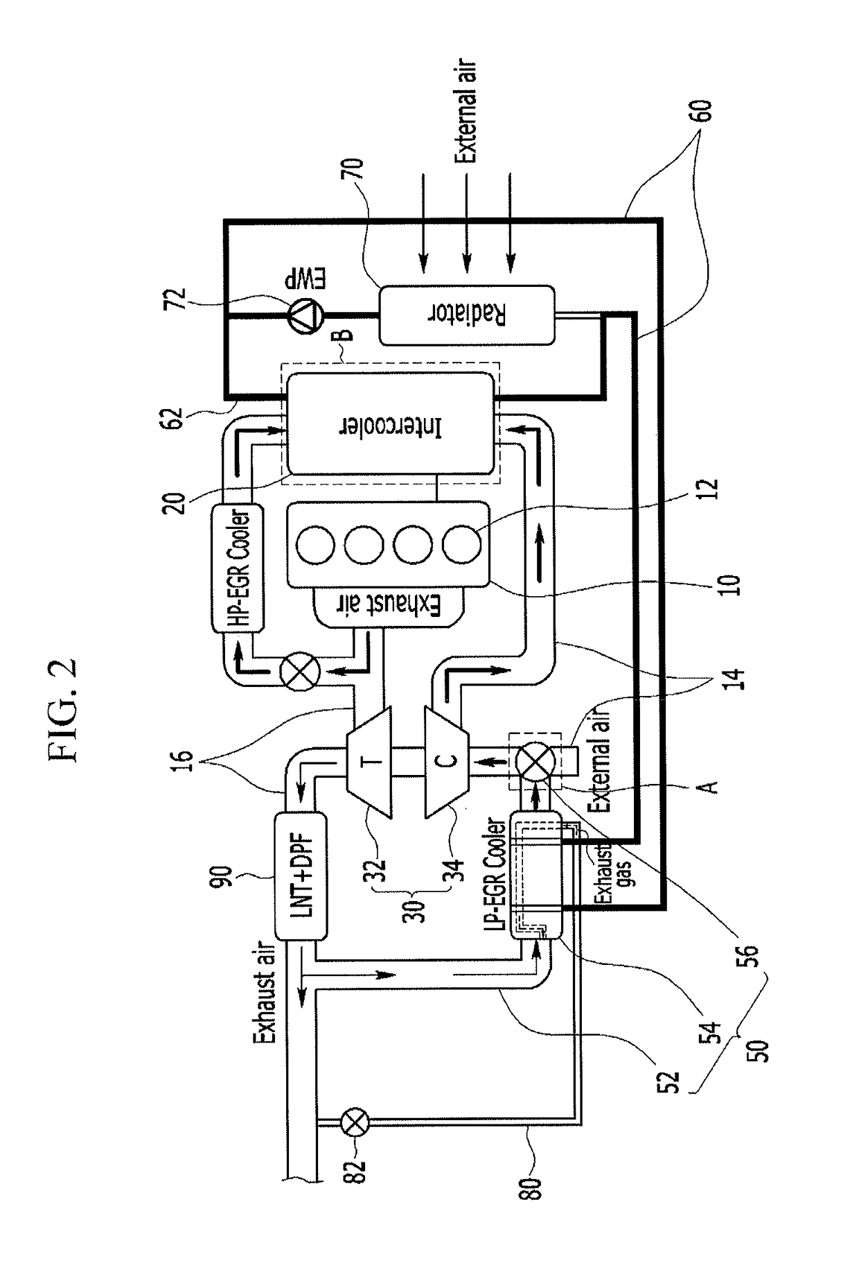 Apparatus for retrieving exhaust heat of engine and method for controlling engine using the same