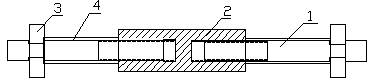 Counter bracing device for installation of pouring formwork of concrete walls