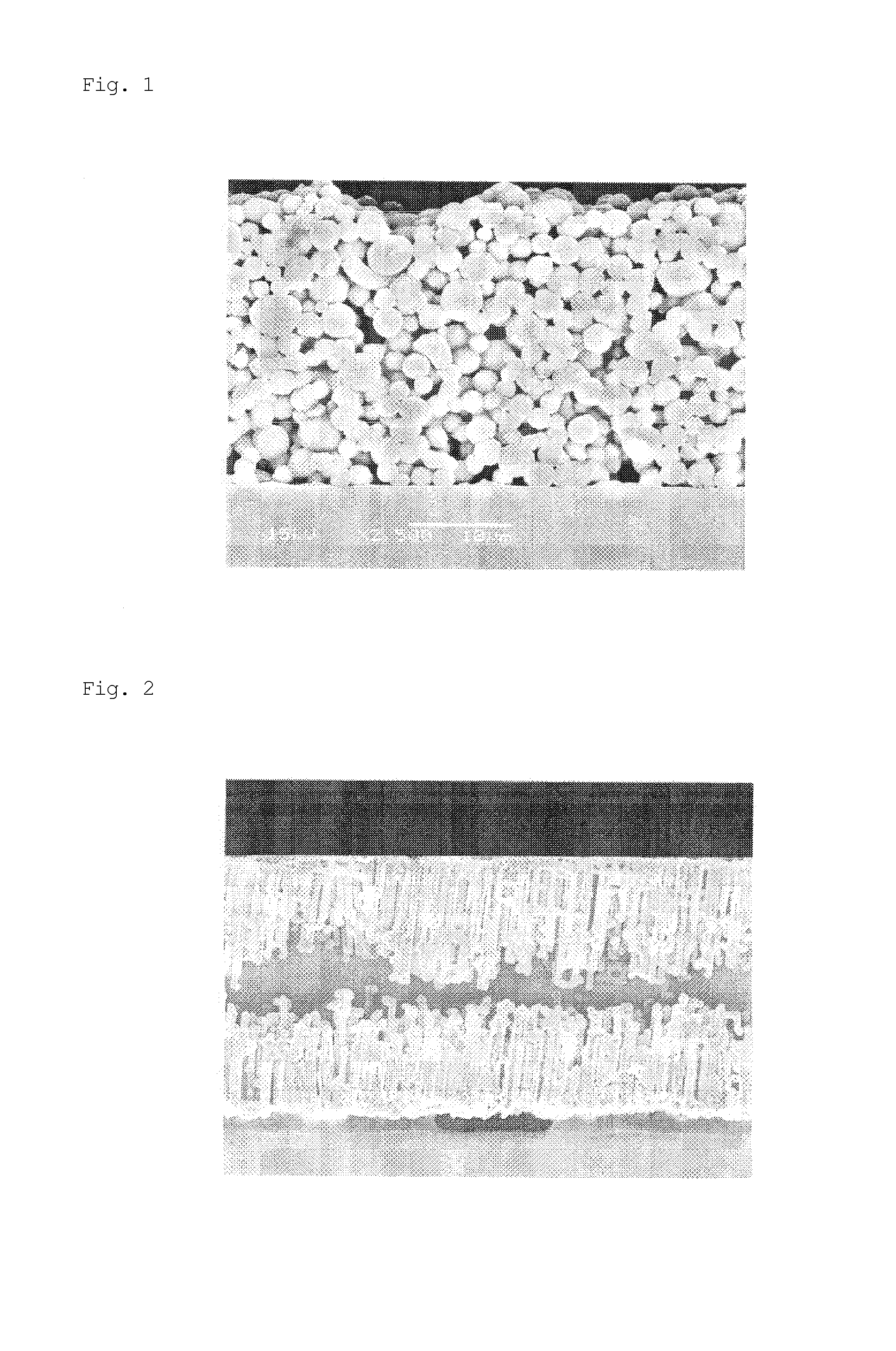 Electrode material for aluminum electrolytic capacitor and process for producing the electrode material