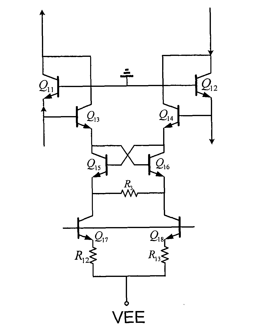 GaAs HBT high-gain broadband linear transconductance unit circuit