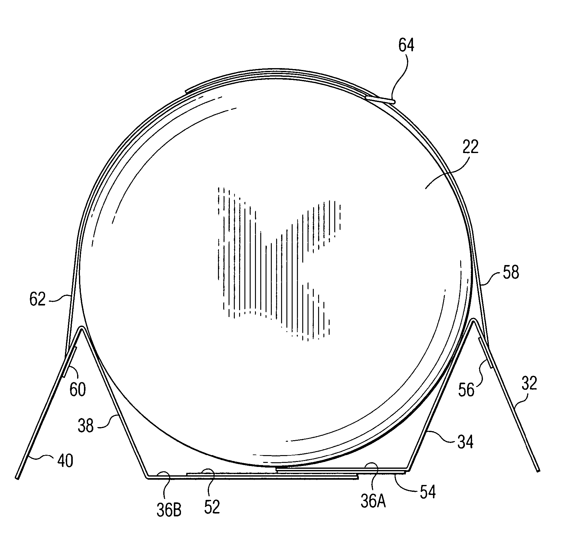 Carrier for transporting a cylindrical tank in a horizontal orientation