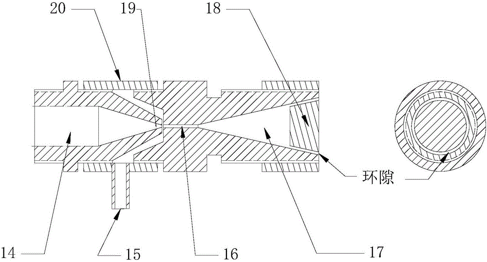 Impinging stream polyphase reactor