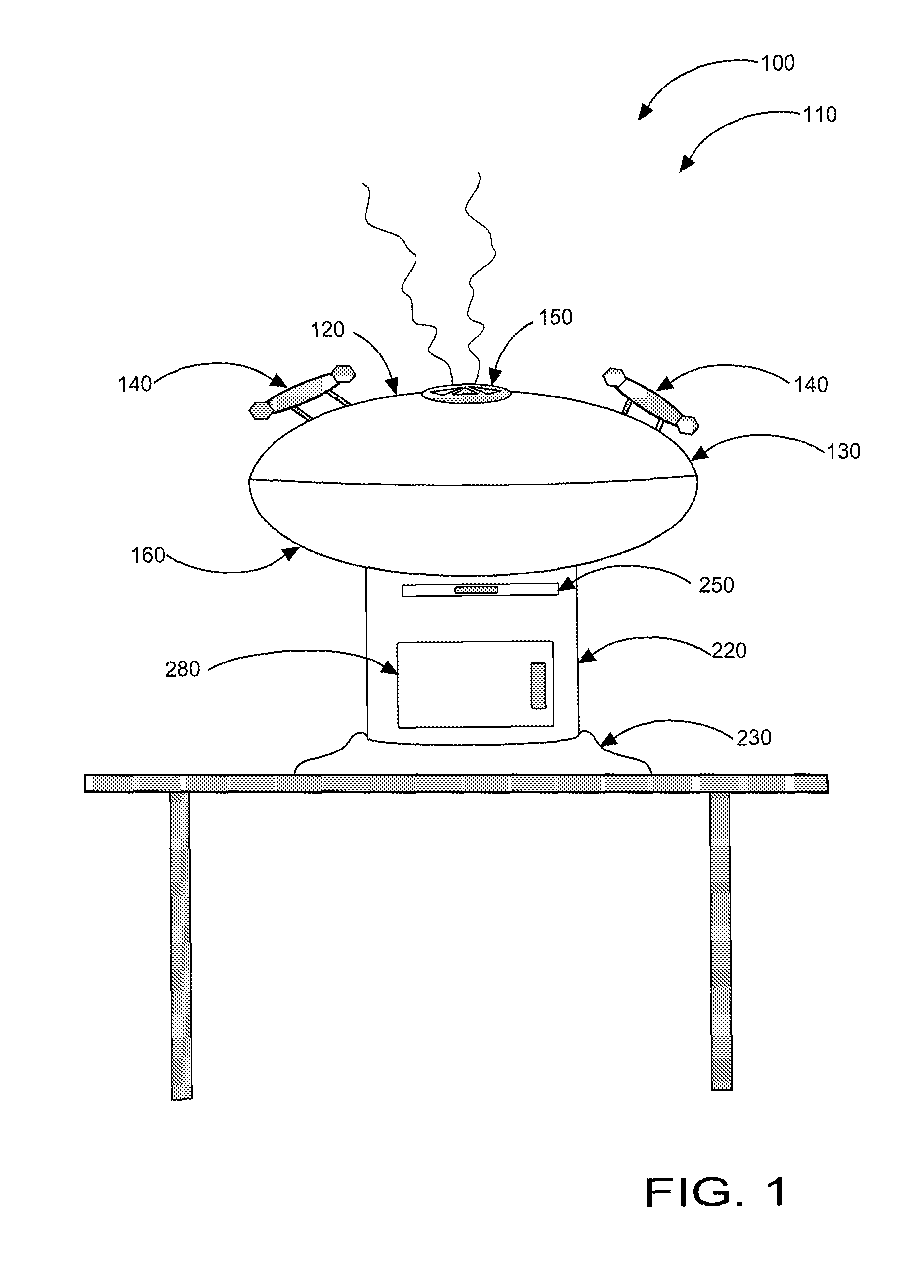 Combination food smoker and grill system