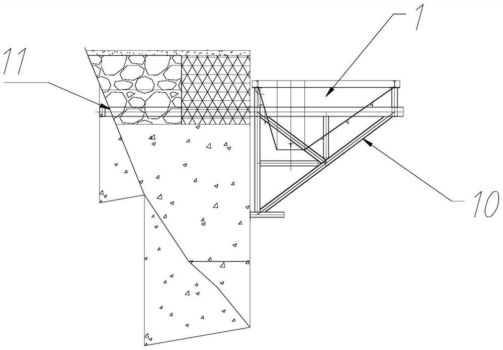 High arch dam vacuum full pipe chute and belt conveyor combined planning and construction method