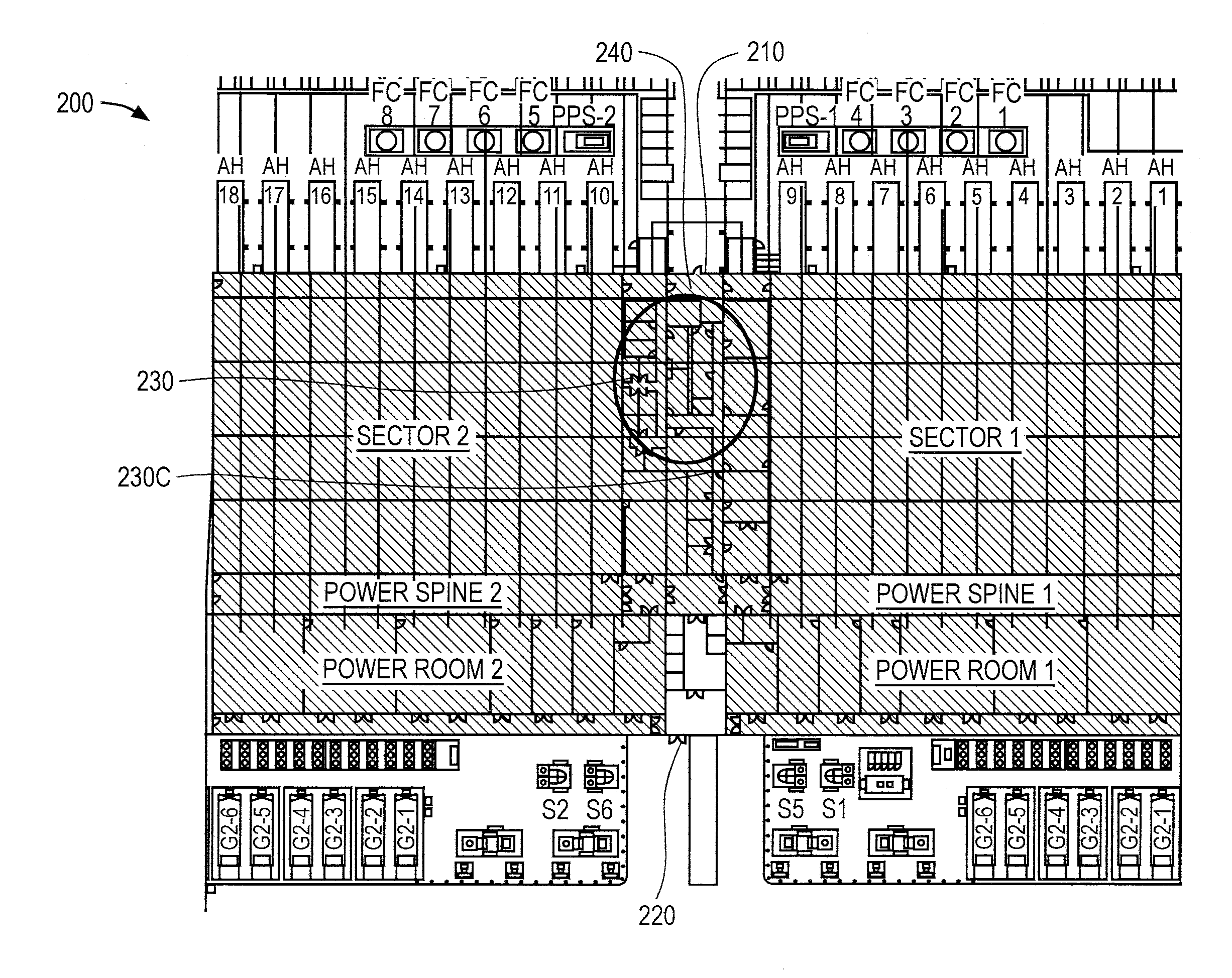 Data center facility design configuration