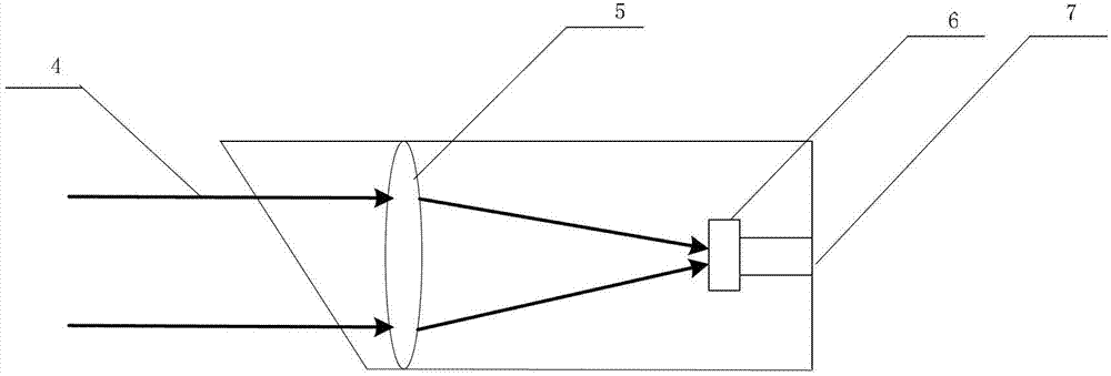 Atmospheric visibility measuring system