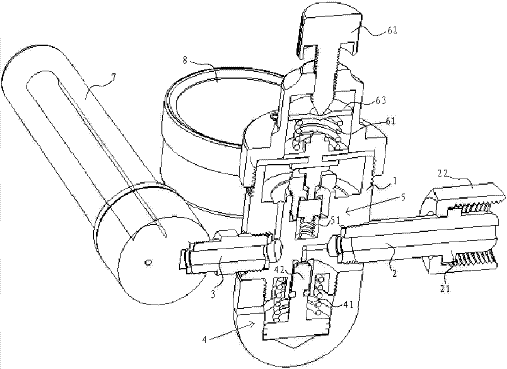 Secondary pressure relief valve