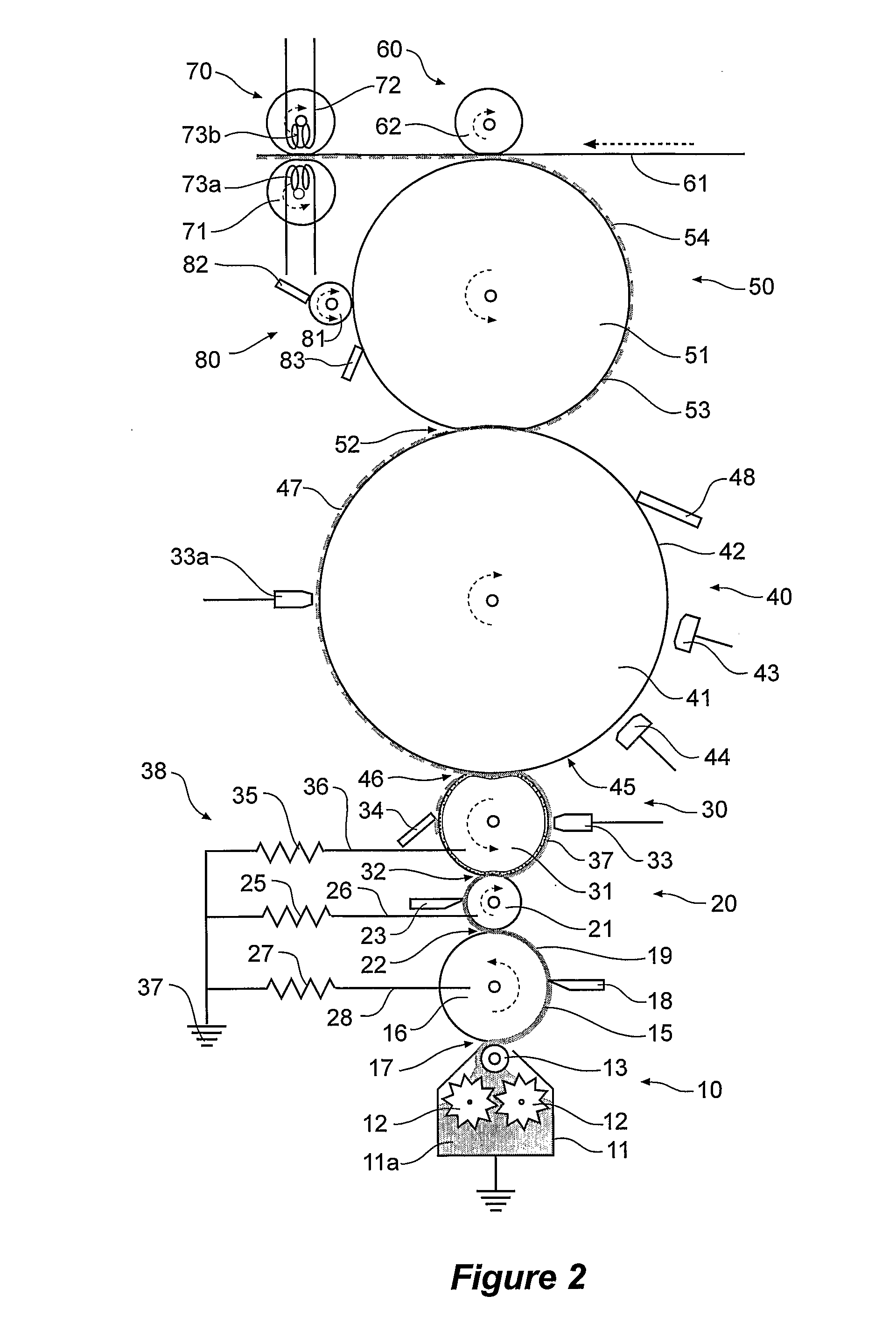 Electrostatographic printing machine