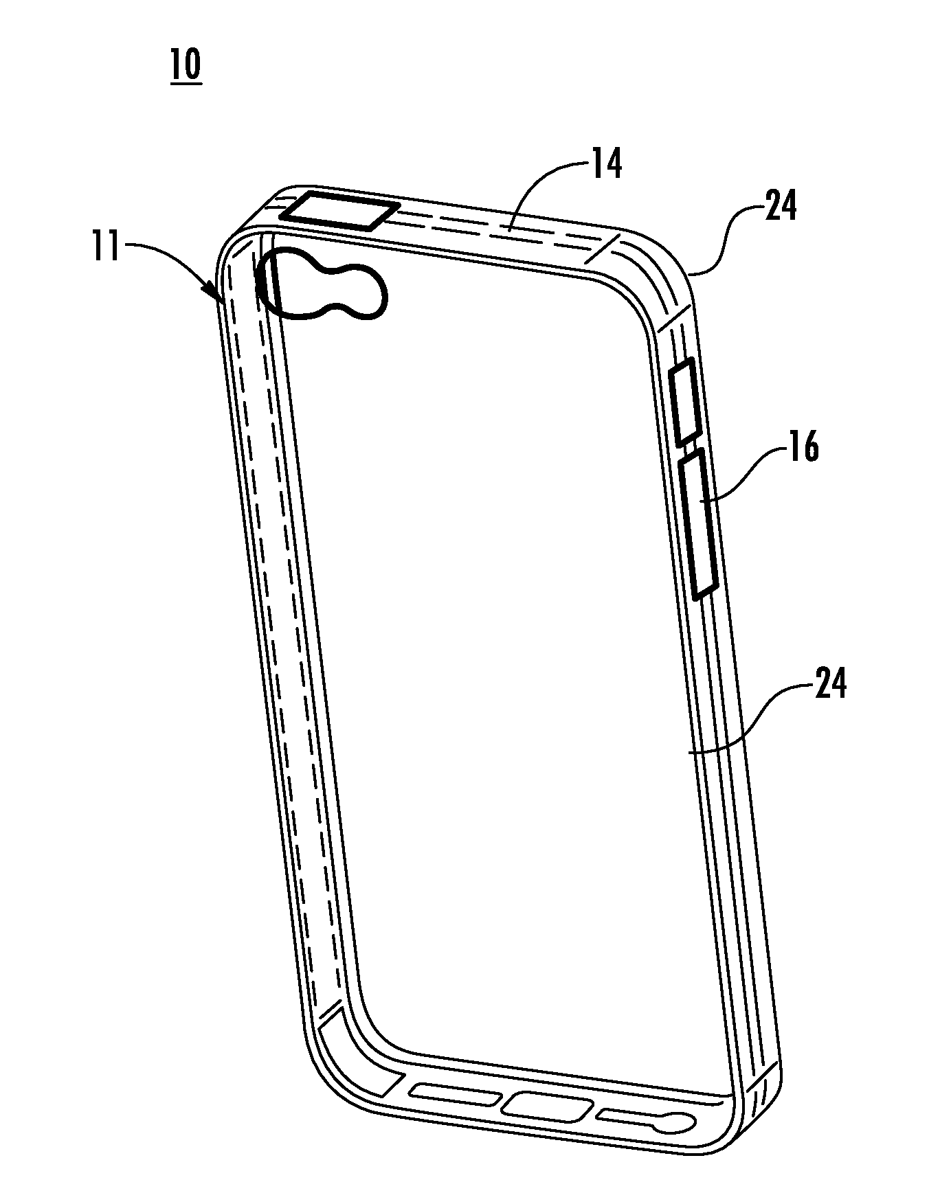 Cell phone case and method of manufacturing