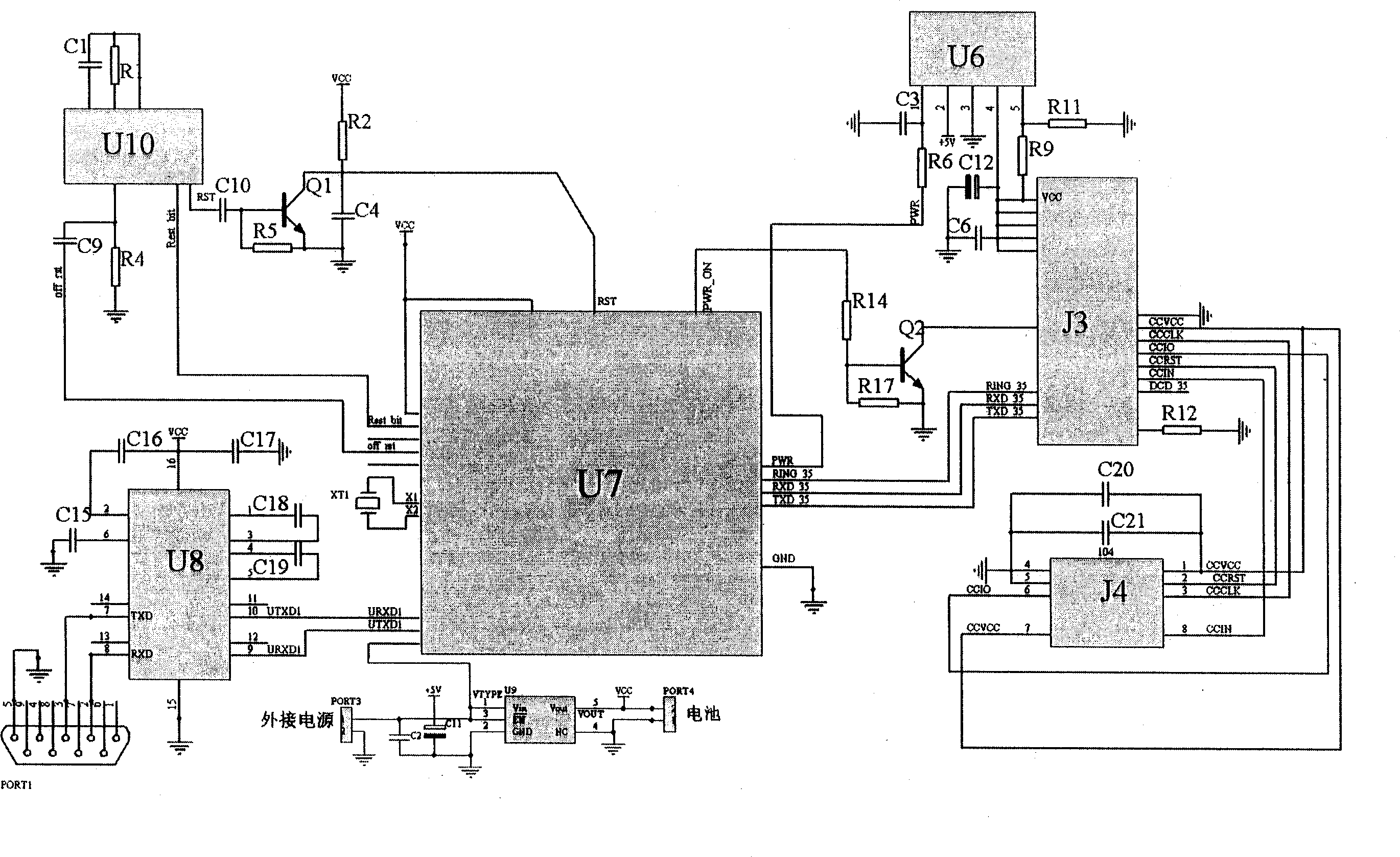 Remote complex monitored wireless communication adapter