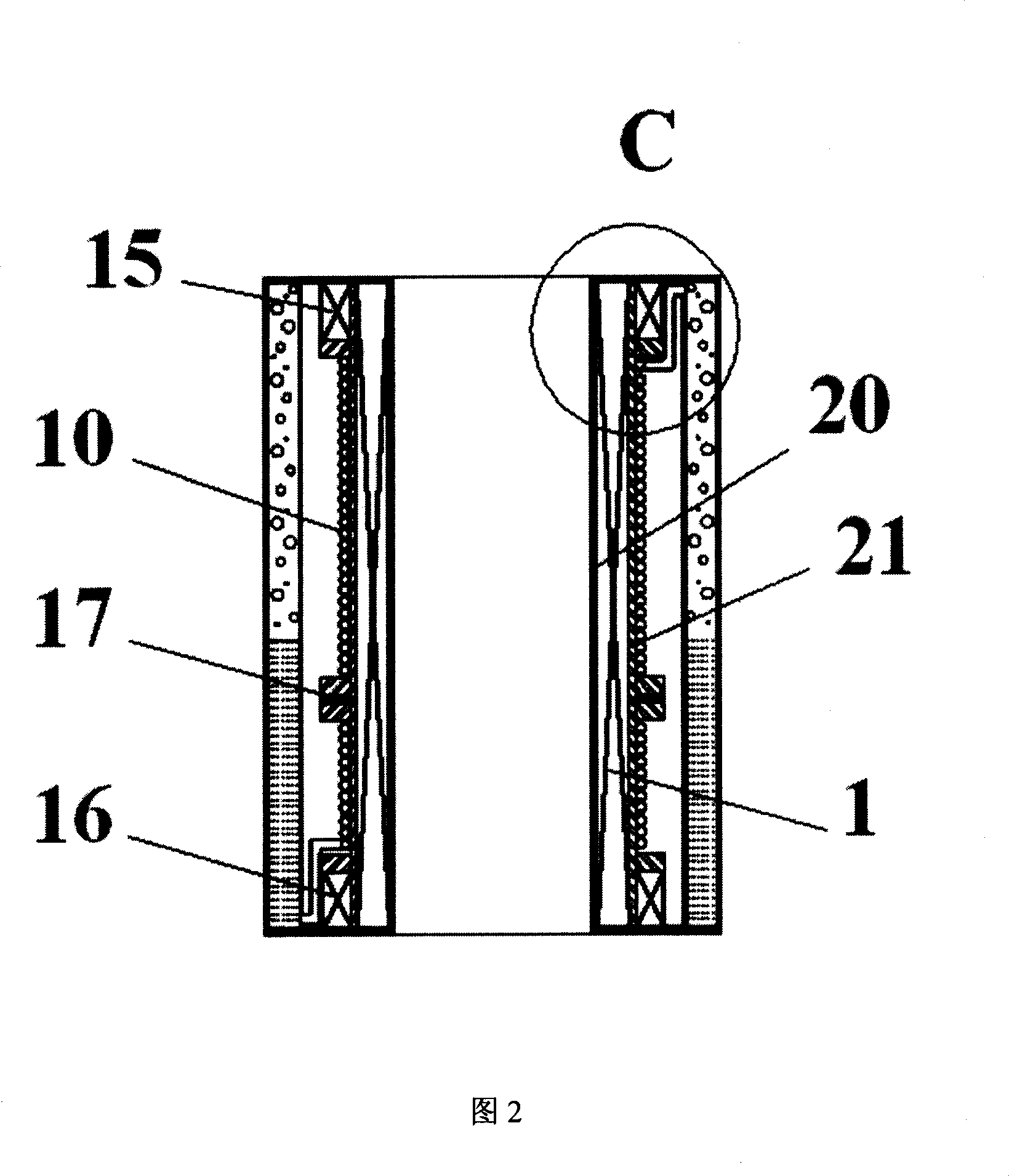 Conductive cooling superconducting magnet system in use for gyrotron