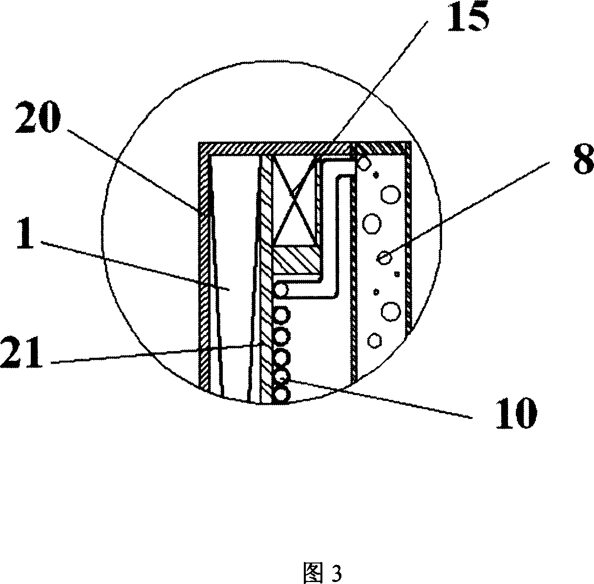 Conductive cooling superconducting magnet system in use for gyrotron