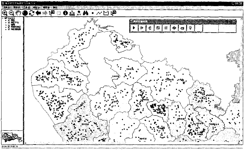 City-wide infectious disease simulation method and device