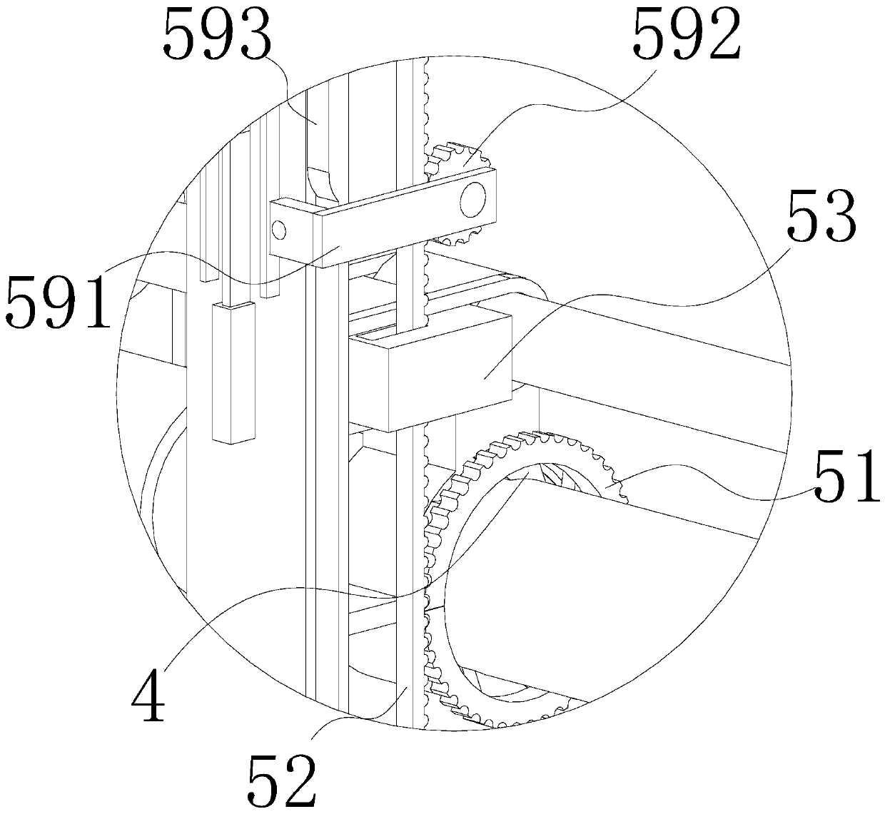 Open channel type ultraviolet underwater disinfection device