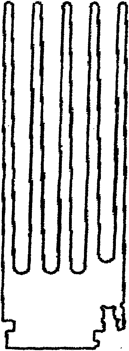 Manufacturing method of vehicle aluminum alloy radiating fin