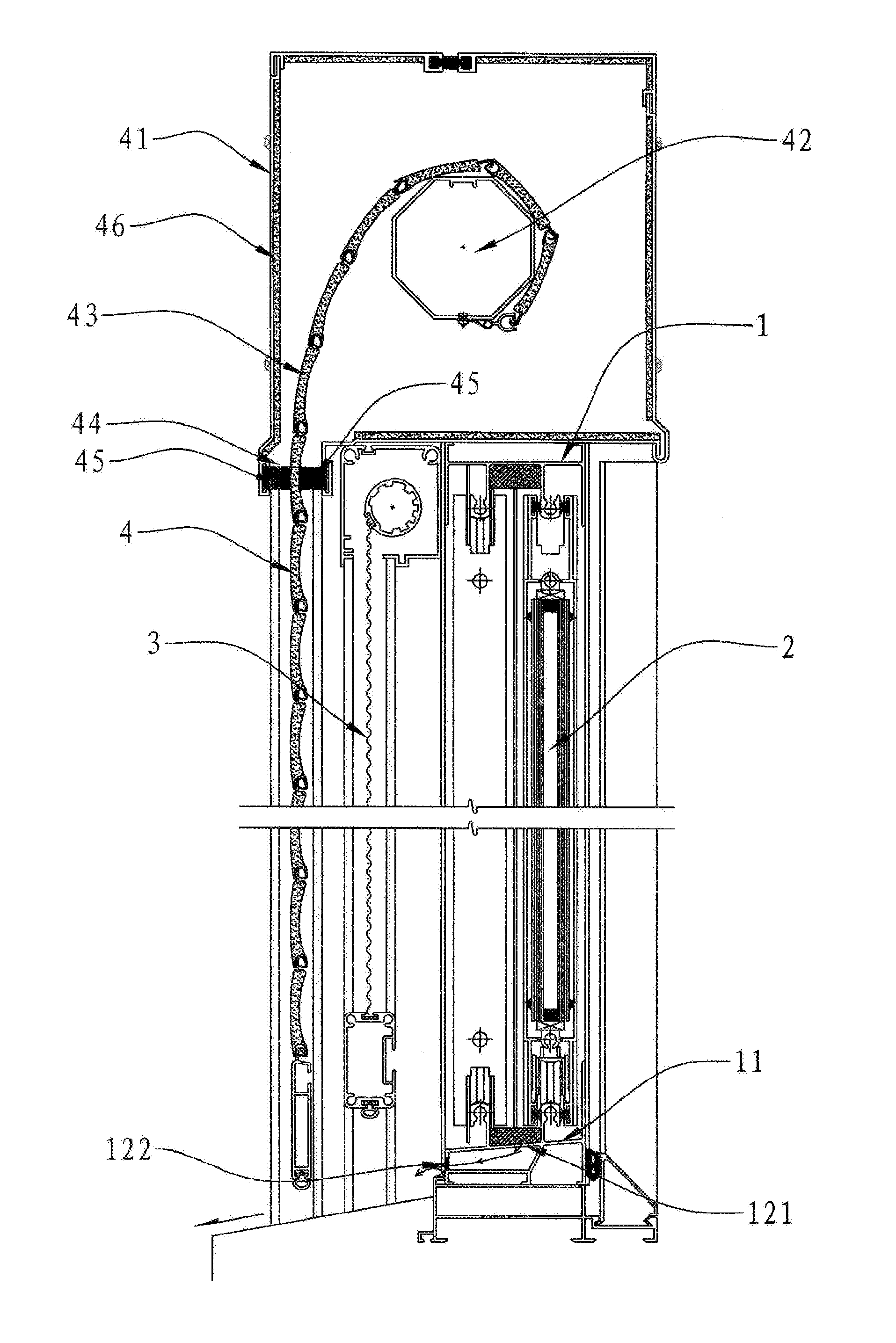 Universal External Door/Window Sun-Shading Integration System for Building