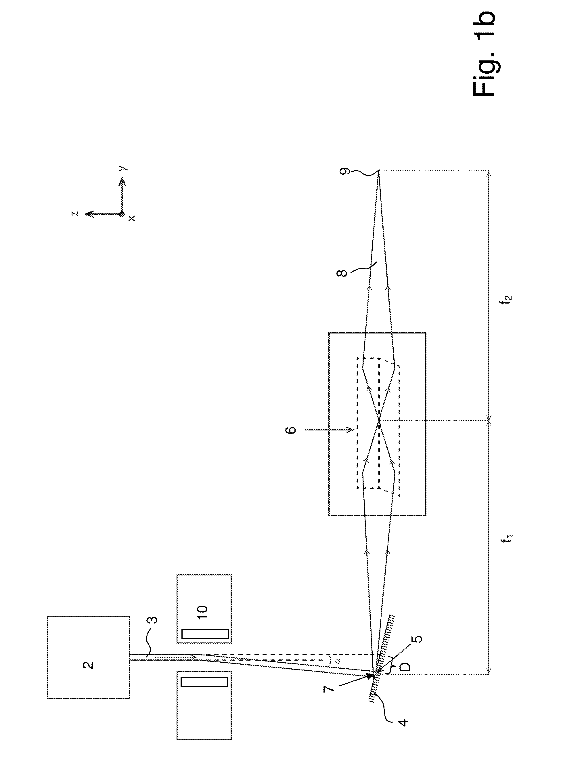 X-ray apparatus with deflectable electron beam