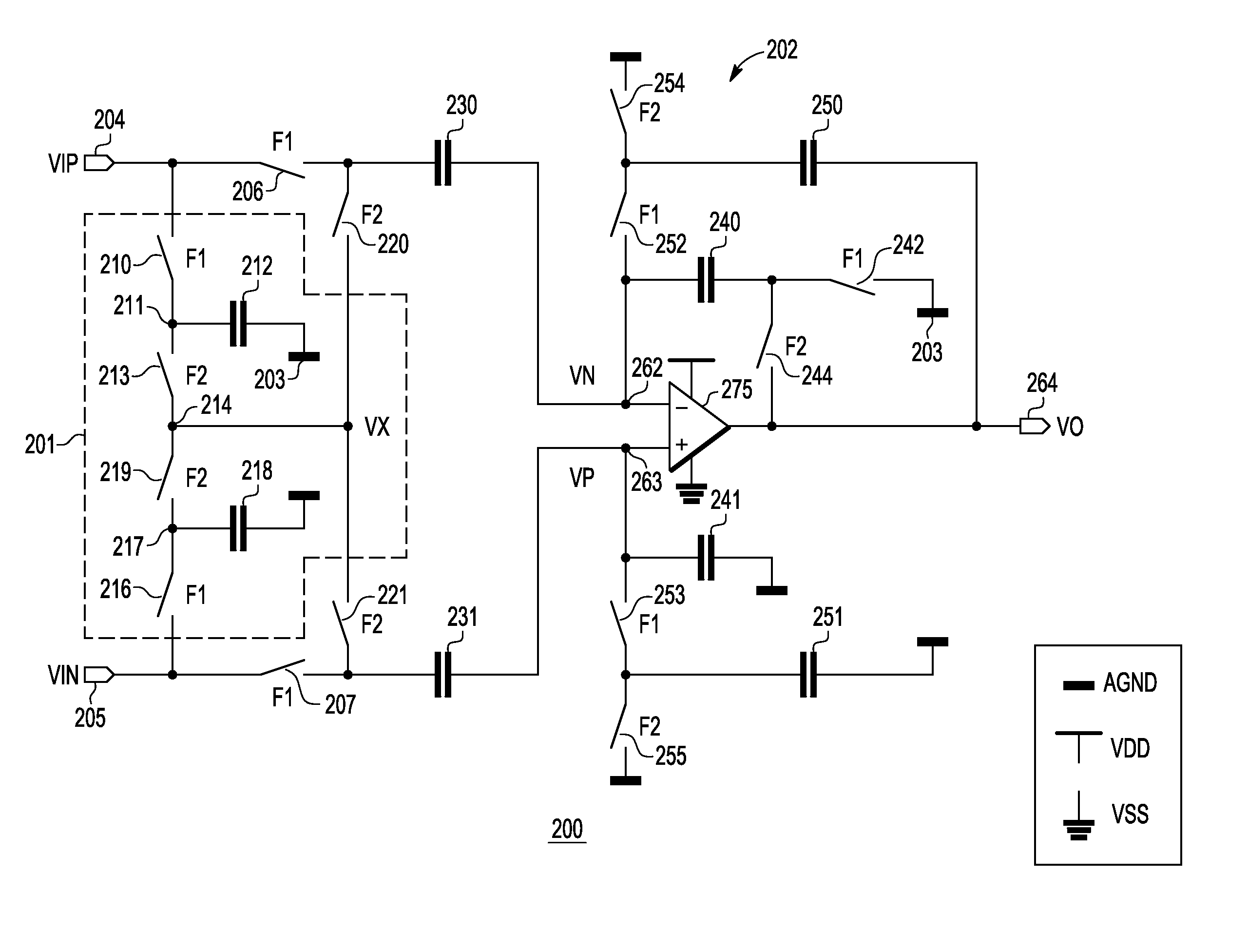 Switched-capacitor amplifier circuit