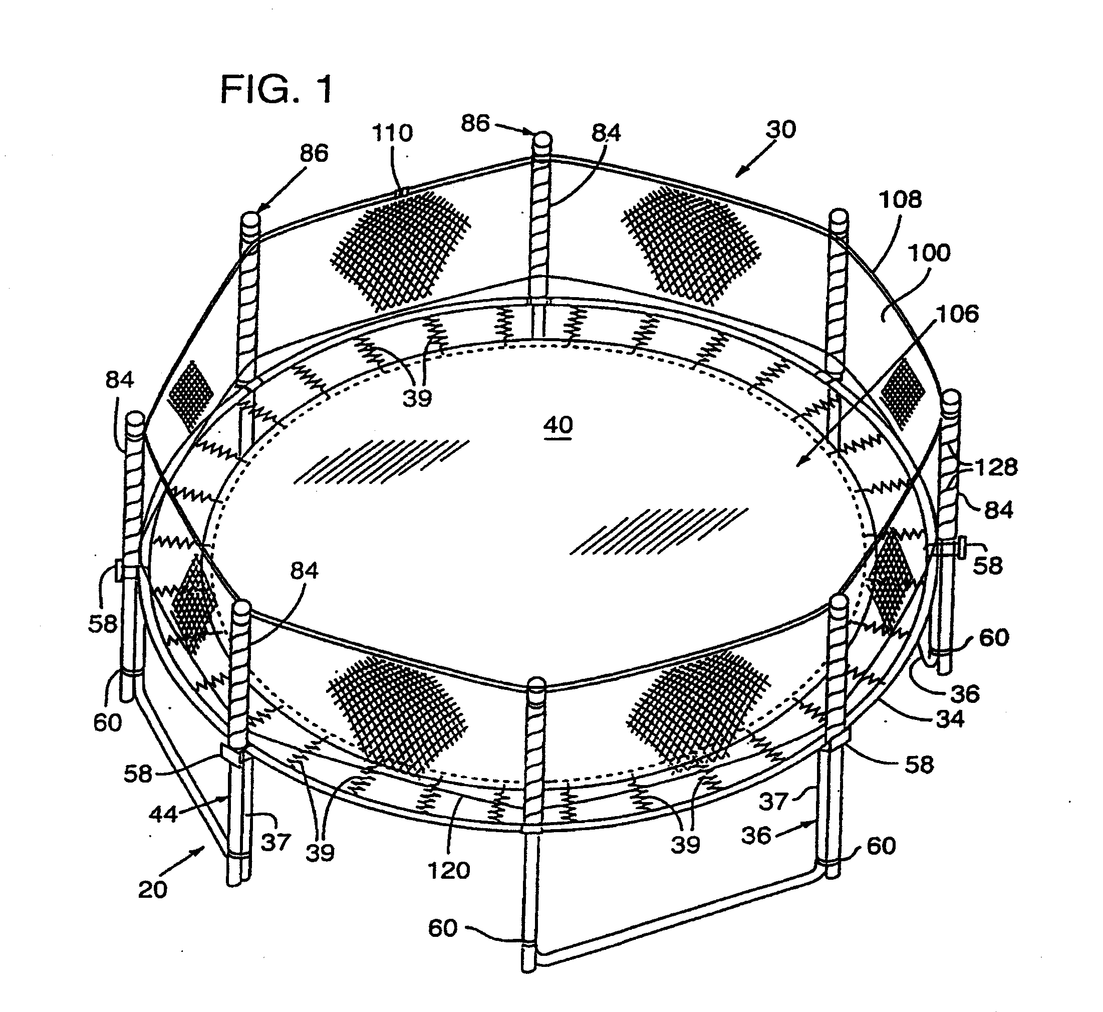 Trampoline system