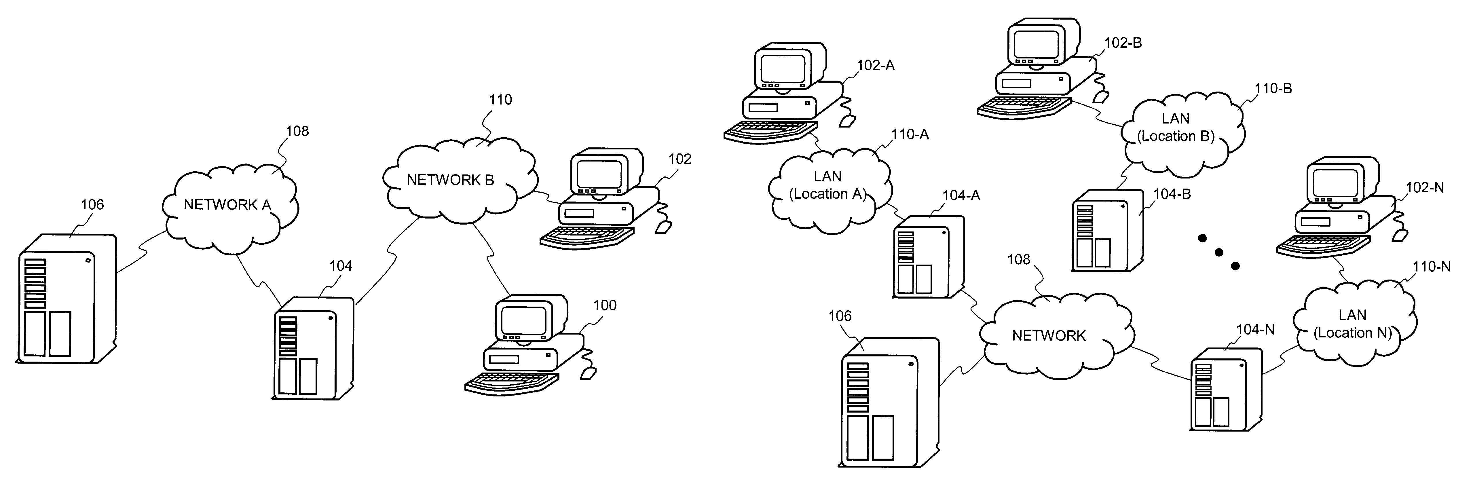 Security system for generating keys from access rules in a decentralized manner and methods therefor