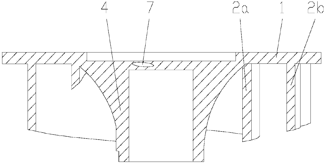 Epicycloid centrifugal pump impeller