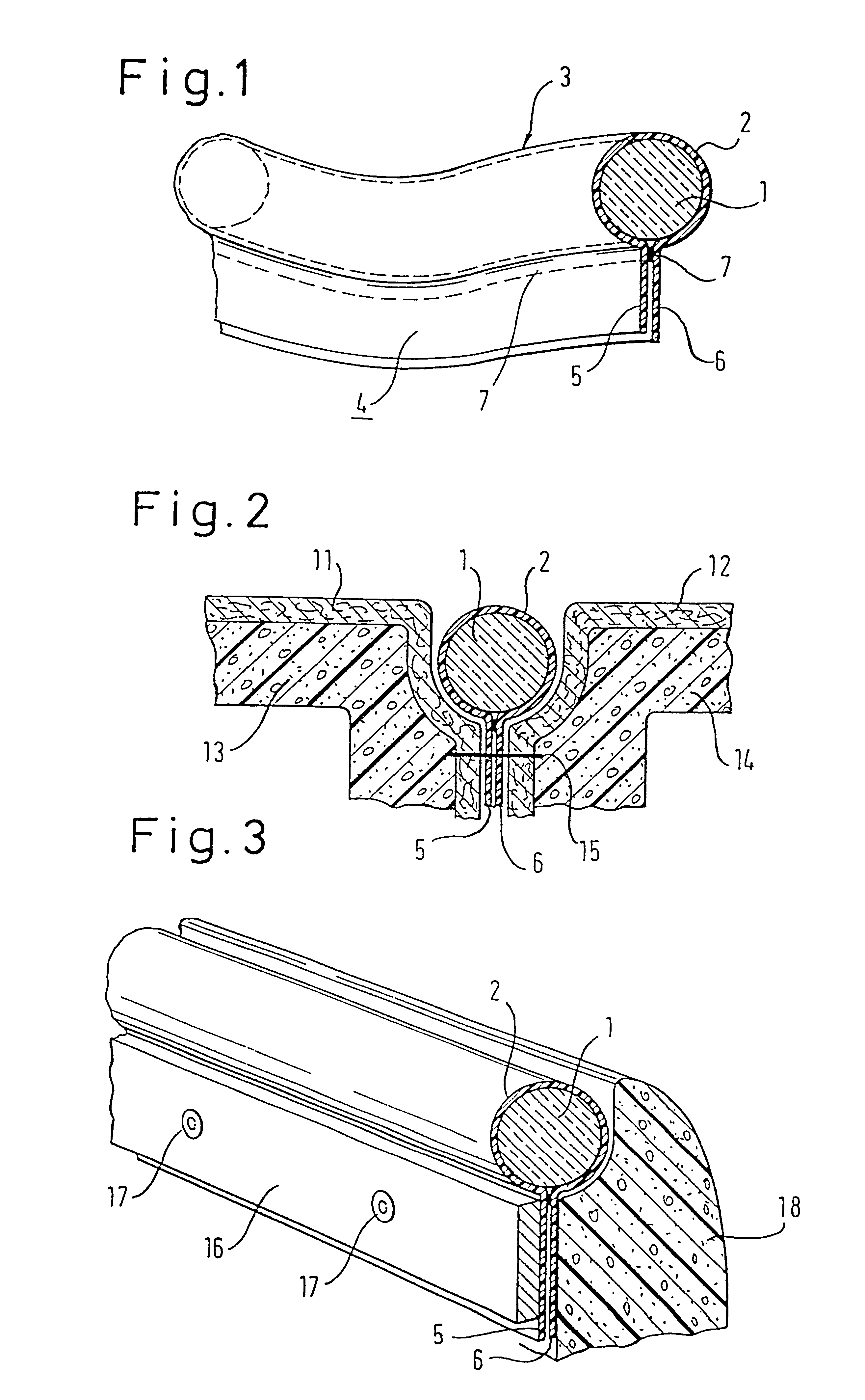 Interior decorating item and use of an optical wave guide as decorative thread on such interior decorating items