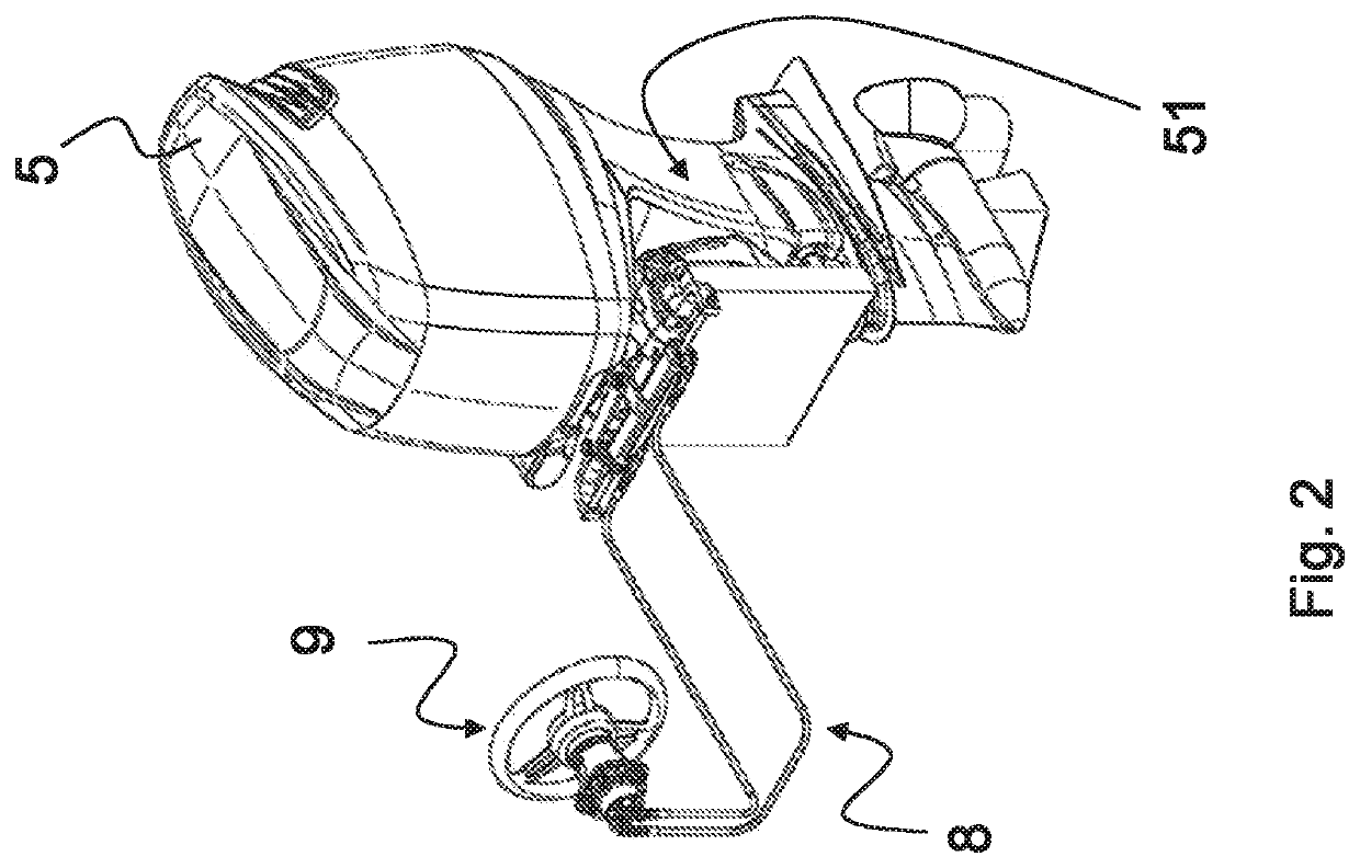 Double effect hydraulic actuating cylinder