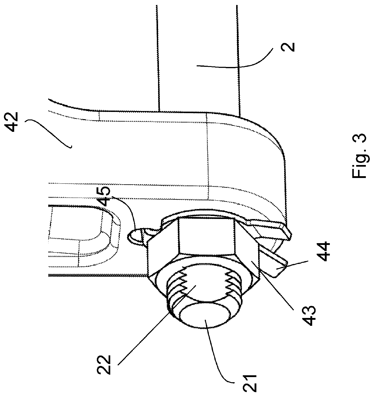 Double effect hydraulic actuating cylinder