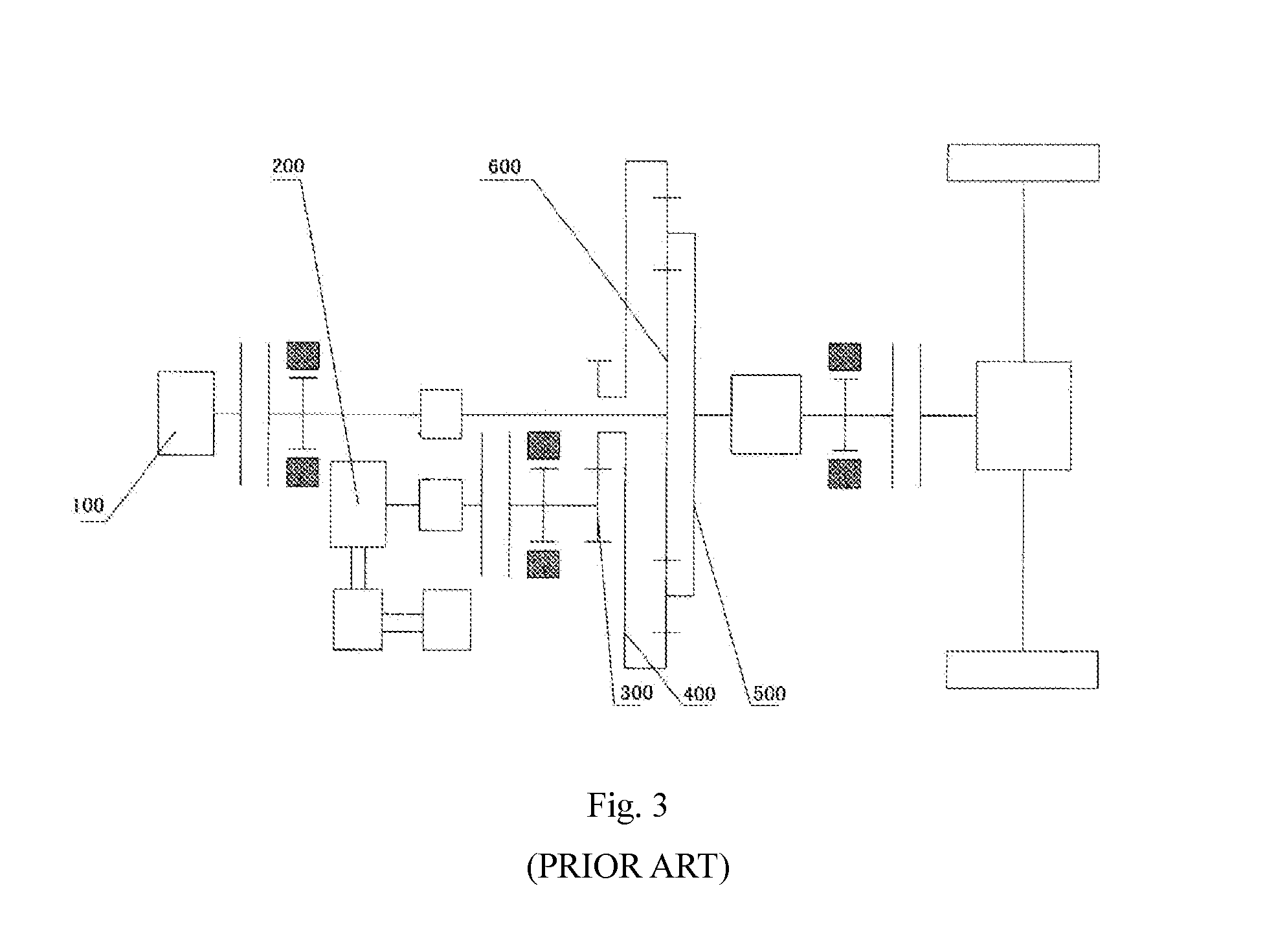 Hybrid power driving system and gear position operation method thereof