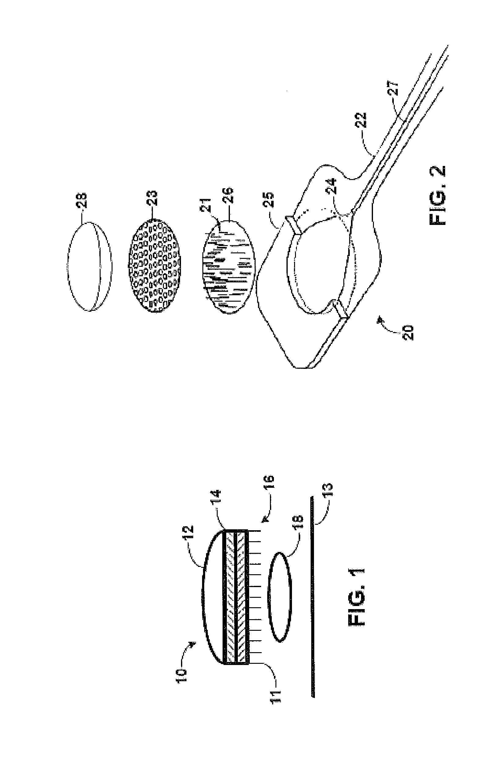 Device with encapsulated gel