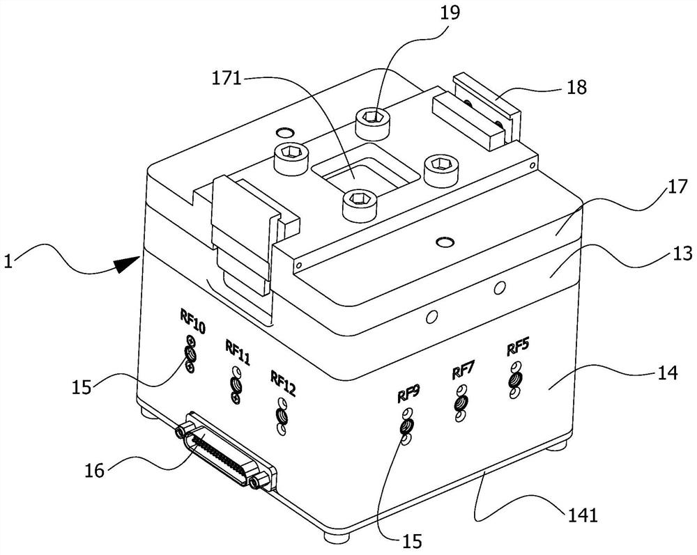 Chip testing device