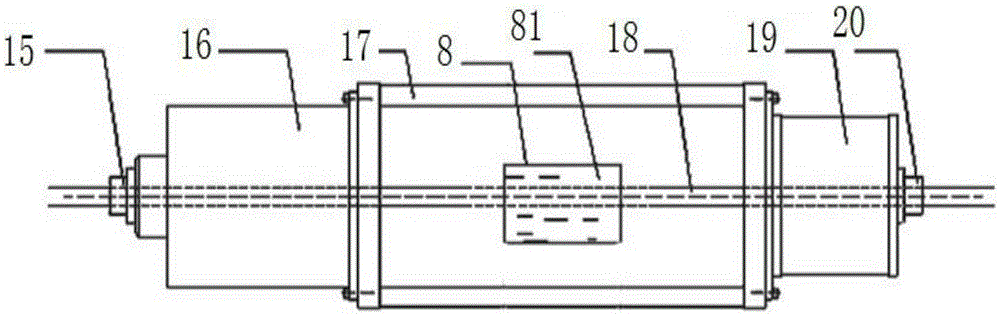 Tension force applying device for steel wire with small diameter