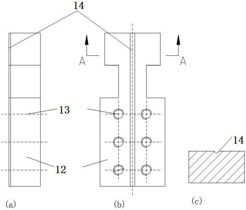 Tension force applying device for steel wire with small diameter