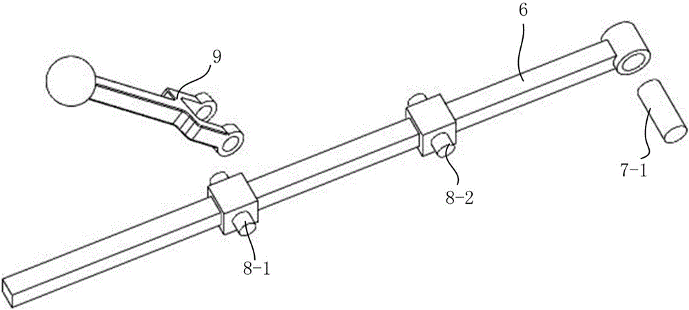 Two-rotation and two-movement structural redundancy parallel mechanism