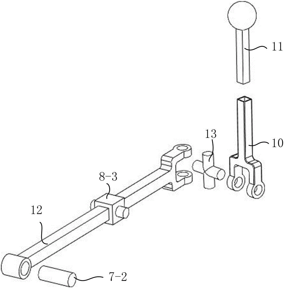 Two-rotation and two-movement structural redundancy parallel mechanism