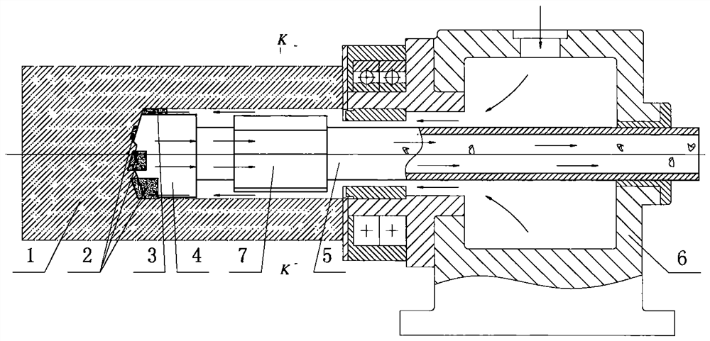 Inner chip removal deep hole drill