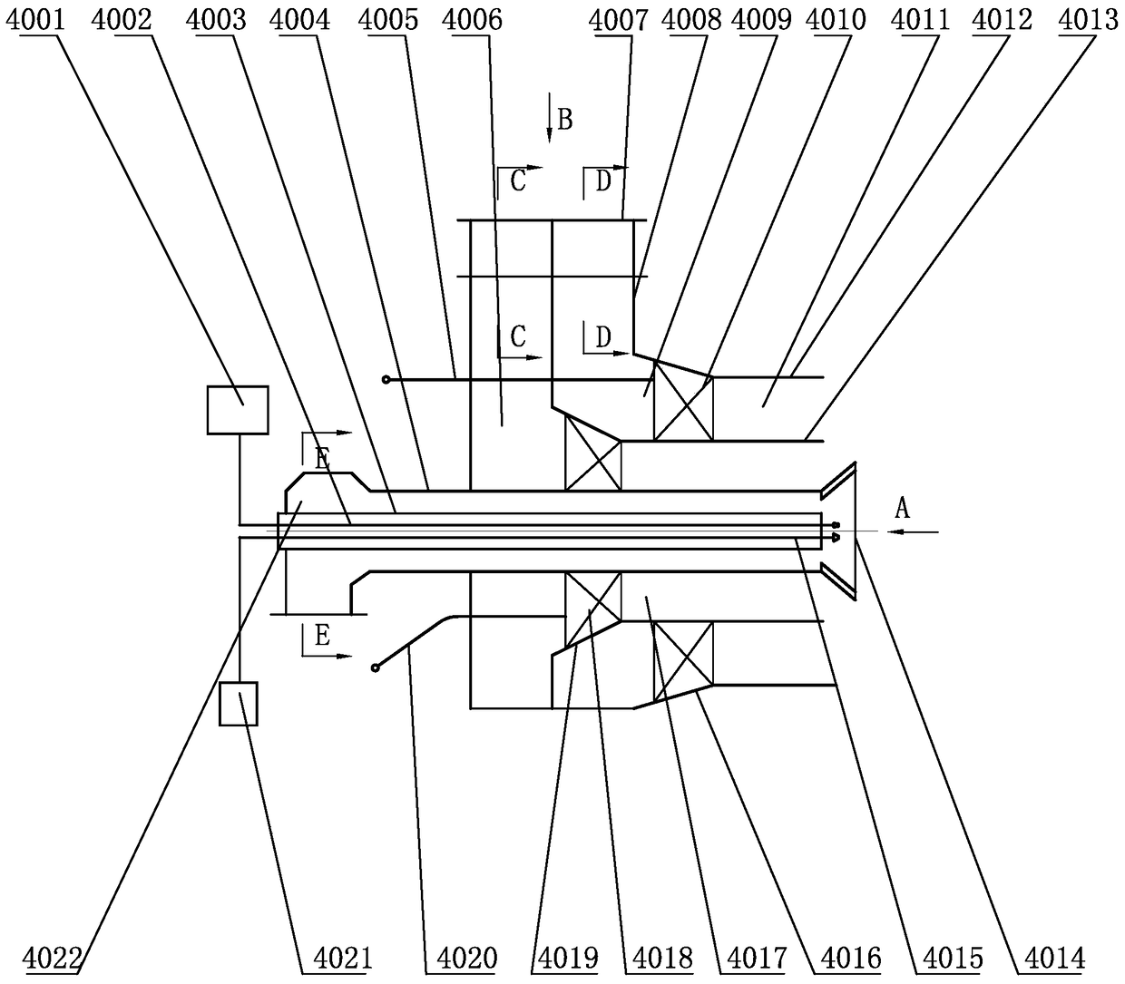 Micro emission pulverized coal combustion system