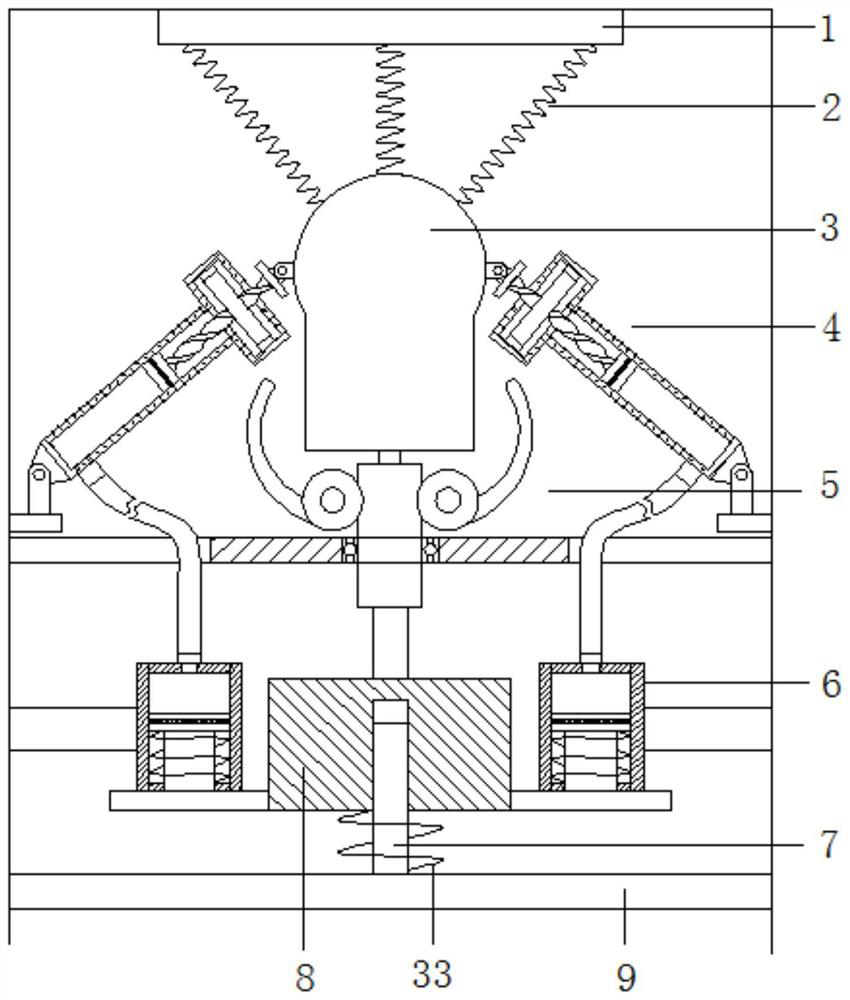 A vibration damping device applied to building structures and its application method