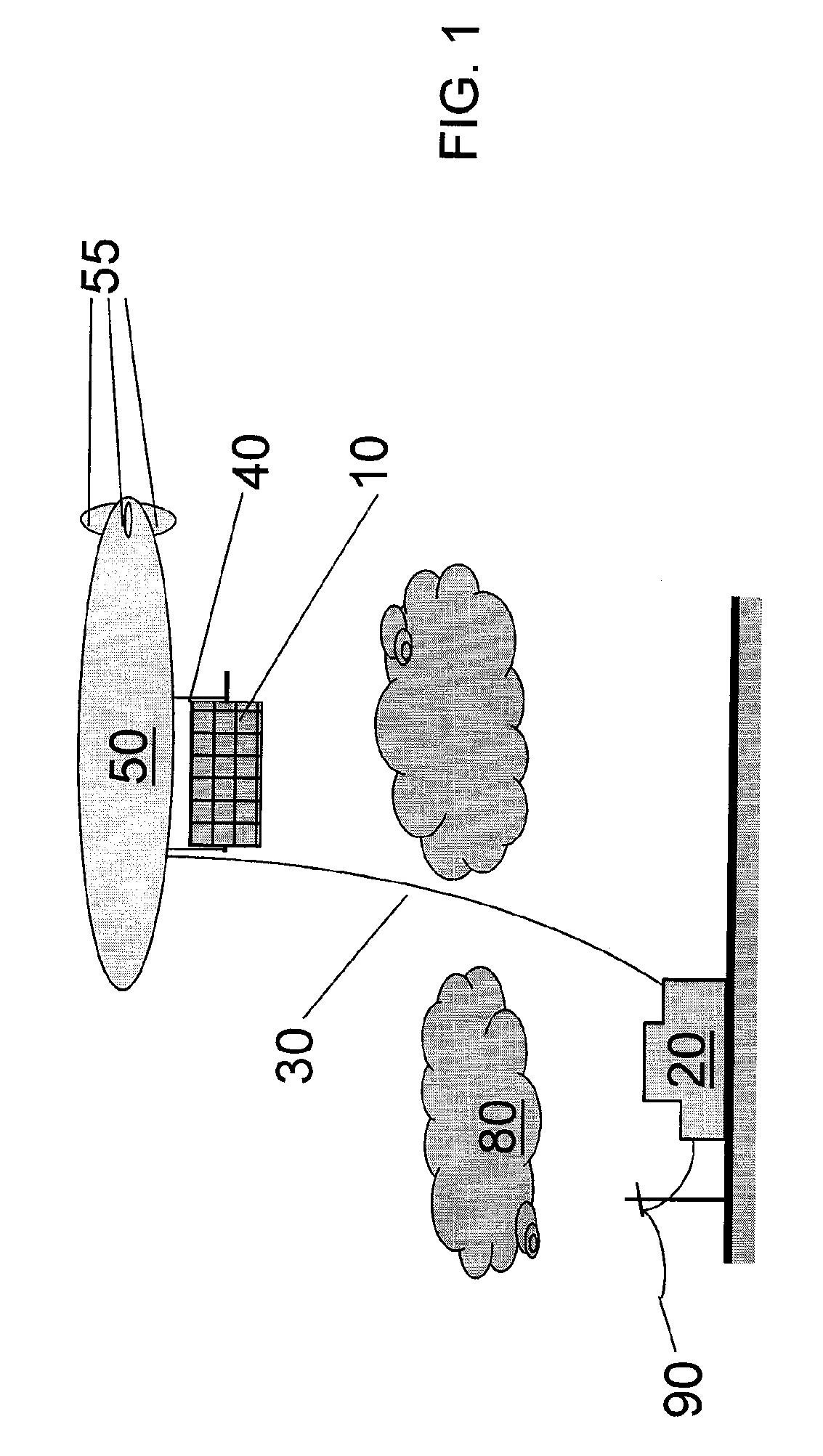 Airborne power station