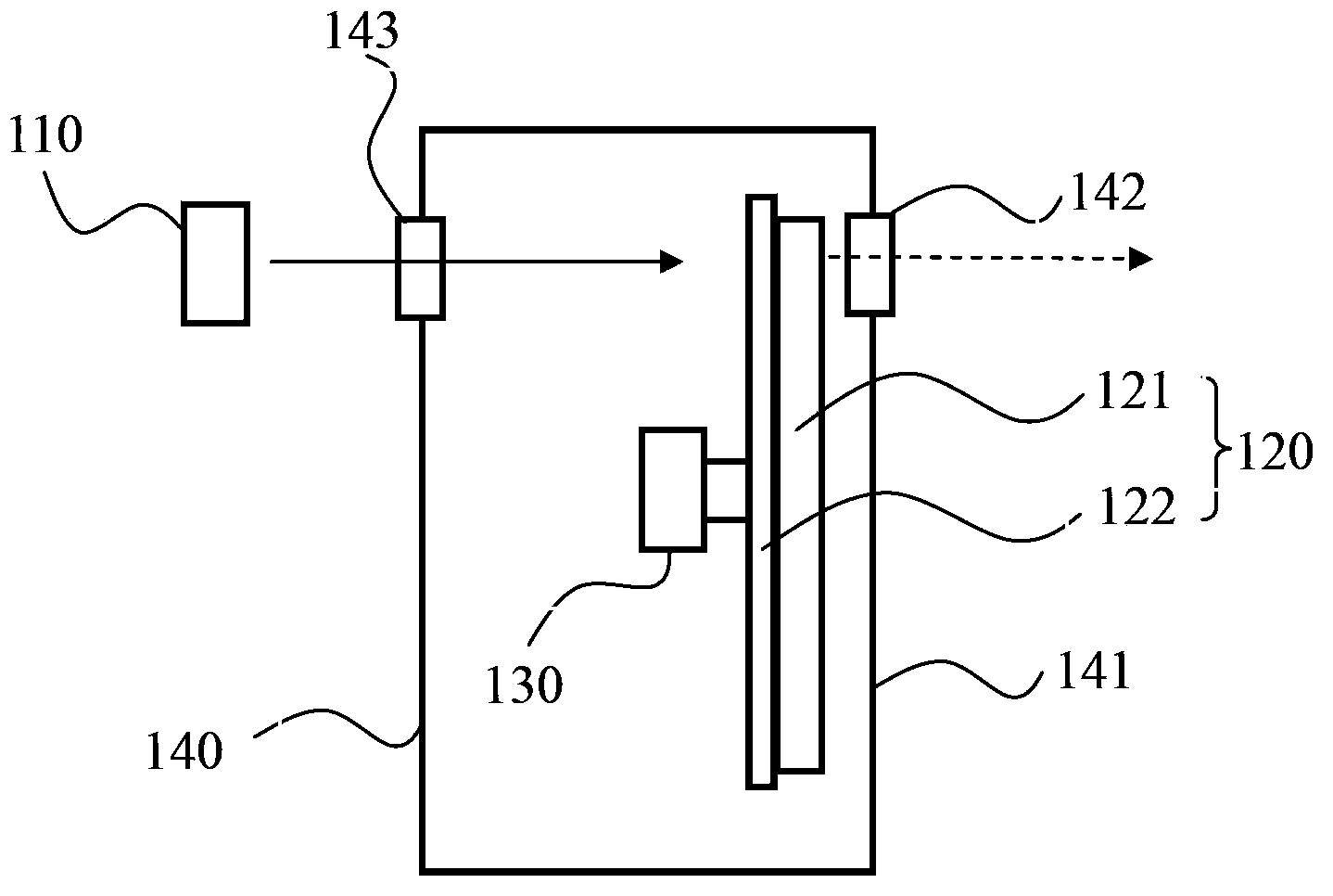 Light emitting device and related projection system