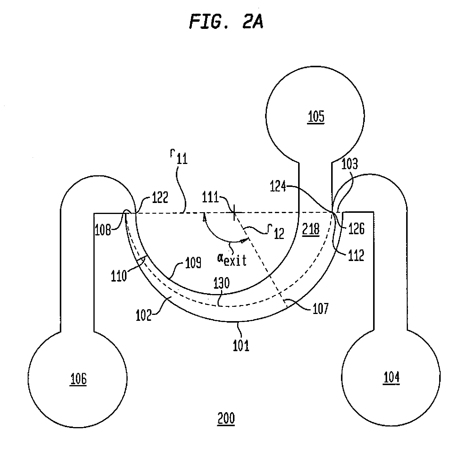 Aerodynamic separation nozzle