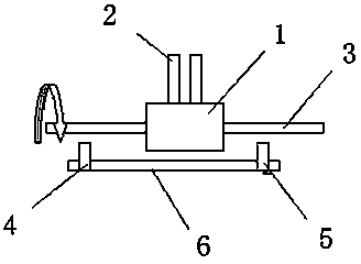 Automatic horizontal left-and-right reciprocating take-up